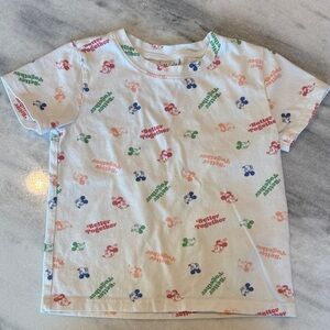 Janie & Jack x Disney Mickey & Minnie Better Together T-Shirt White Size 4